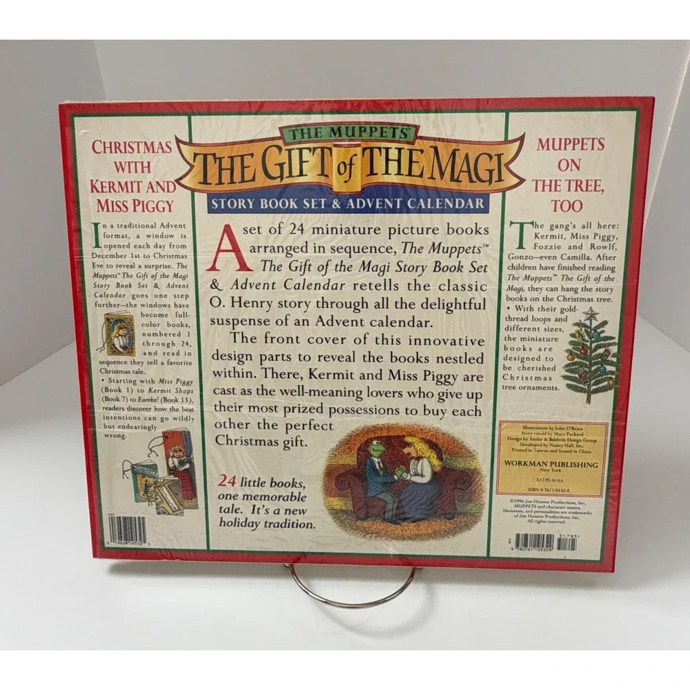 1996 Muppets Gift of the Magi Advent Calendar 24 Story Books Complete Vintage